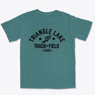 Triangle Lake Montessori School Track and Field Premium Heavyweight T-shirt