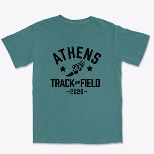 Athens Elementary School Track and Field Premium Heavyweight T-shirt