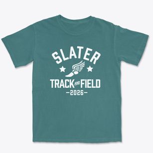 Slater Elementary School Track and Field Premium Heavyweight T-shirt
