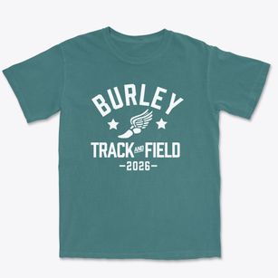 Burley High School Track and Field Premium Heavyweight T-shirt