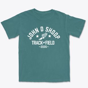 John D Shoop Elementary School Track and Field Premium Heavyweight T-shirt