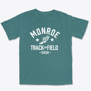 Monroe Elementary School Track and Field Premium Heavyweight T-shirt