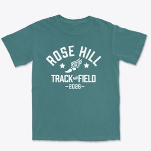 Rose Hill Intermediate School Track and Field Premium Heavyweight T-shirt
