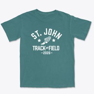 St. John High School Track and Field Premium Heavyweight T-shirt