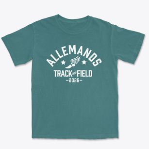 Allemands Primary School Track and Field Premium Heavyweight T-shirt