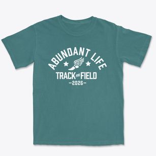 Abundant Life Academy Track and Field Premium Heavyweight T-shirt