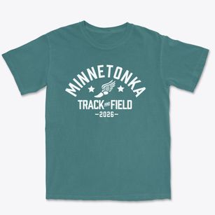 Minnetonka Middle School West Track and Field Premium Heavyweight T-shirt