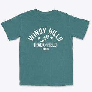 Windy Hills Elementary School Track and Field Premium Heavyweight T-shirt