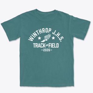 Winthrop J.h.s. Track and Field Premium Heavyweight T-shirt