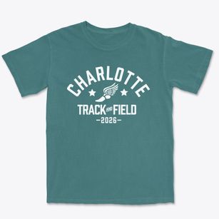 Charlotte Lutheran School Track and Field Premium Heavyweight T-shirt