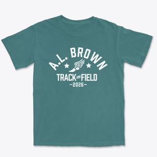 A.l. Brown High School Track and Field Premium Heavyweight T-shirt