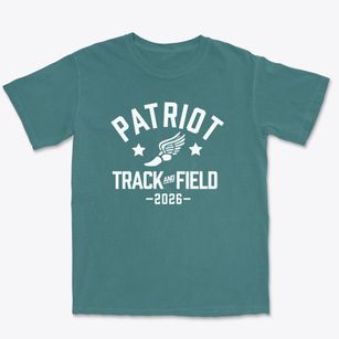 Patriot Elementary School Track and Field Premium Heavyweight T-shirt