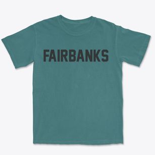 Fairbanks Alaska Classic Block Premium Heavyweight T-shirt