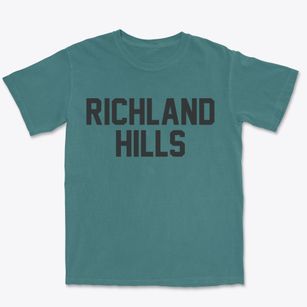 Richland Hills Texas Classic Block Premium Heavyweight T-shirt