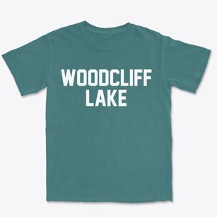 Woodcliff Lake New Jersey Classic Block Premium Heavyweight T-shirt