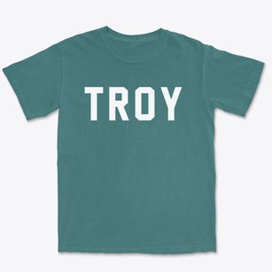 Troy North Carolina Classic Block Premium Heavyweight T-shirt
