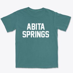 Abita Springs Louisiana Classic Block Premium Heavyweight T-shirt