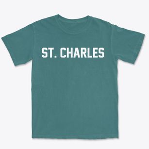 St. Charles Illinois Classic Block Premium Heavyweight T-shirt