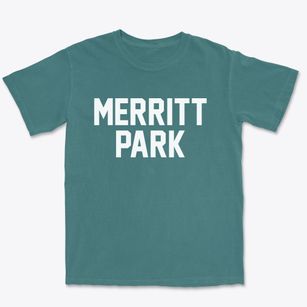 Merritt Park New York Classic Block Premium Heavyweight T-shirt