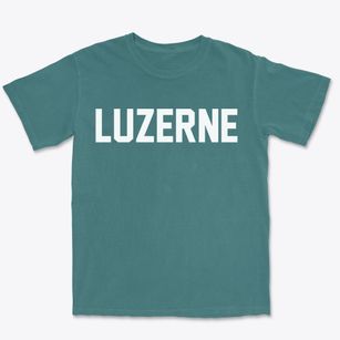 Luzerne Iowa Classic Block Premium Heavyweight T-shirt