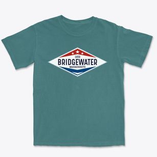 Bridgewater Massachusetts Diamond Star Premium Heavyweight T-shirt
