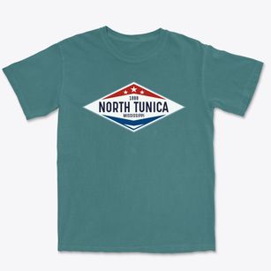 North Tunica Mississippi Diamond Star Premium Heavyweight T-shirt