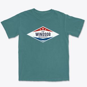 Windsor Massachusetts Diamond Star Premium Heavyweight T-shirt