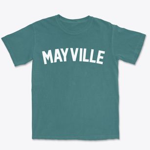 Mayville Wisconsin Classic Curve Premium Heavyweight T-shirt