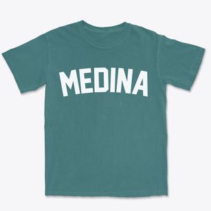 Medina North Dakota Classic Curve Premium Heavyweight T-shirt