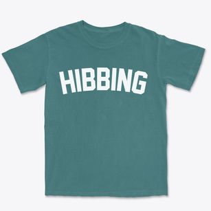 Hibbing Minnesota Classic Curve Premium Heavyweight T-shirt