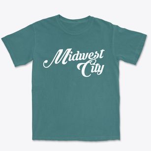Midwest City Oklahoma Vintage Team Premium Heavyweight T-shirt