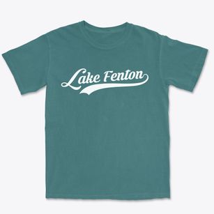 Lake Fenton Michigan Vintage Team Premium Heavyweight T-shirt