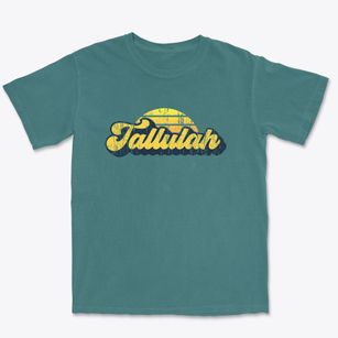 Tallulah Louisiana Sublime Sunset Premium Heavyweight T-shirt