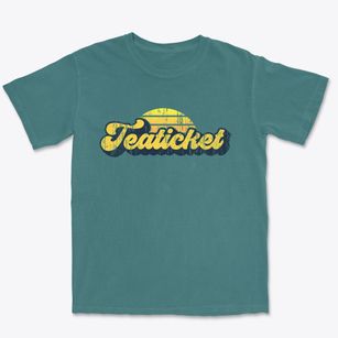 Teaticket Massachusetts Sublime Sunset Premium Heavyweight T-shirt