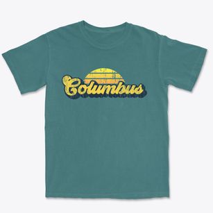 Columbus New Mexico Sublime Sunset Premium Heavyweight T-shirt