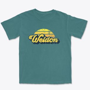 Weldon North Carolina Sublime Sunset Premium Heavyweight T-shirt