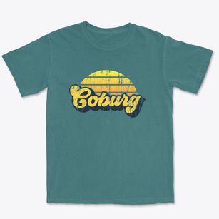 Coburg Oregon Sublime Sunset Premium Heavyweight T-shirt