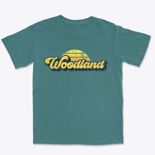 Woodland Wisconsin Sublime Sunset Premium Heavyweight T-shirt