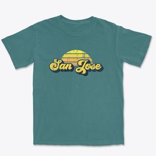 San Jose Arizona Sublime Sunset Premium Heavyweight T-shirt