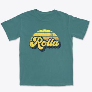 Rolla Missouri Sublime Sunset Premium Heavyweight T-shirt