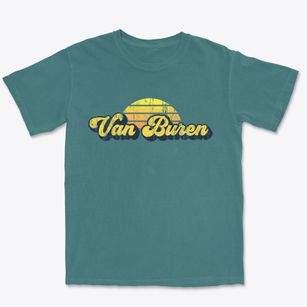 Van Buren Ohio Sublime Sunset Premium Heavyweight T-shirt