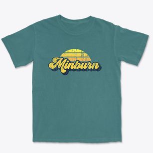 Minburn Iowa Sublime Sunset Premium Heavyweight T-shirt