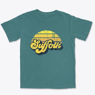 Suffolk Virginia Sublime Sunset Premium Heavyweight T-shirt