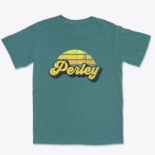 Perley Minnesota Sublime Sunset Premium Heavyweight T-shirt