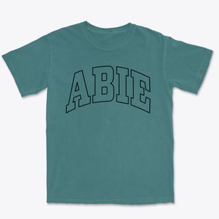 Abie Nebraska Trendy Block Premium Heavyweight T-shirt