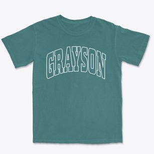 Grayson Louisiana Trendy Block Premium Heavyweight T-shirt