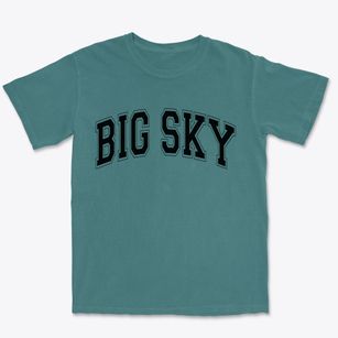 Big Sky Montana Varsity Premium Heavyweight T-shirt