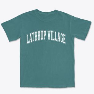 Lathrup Village Michigan Varsity Premium Heavyweight T-shirt