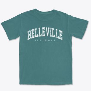 Belleville Illinois Urban Vibe Premium Heavyweight T-shirt