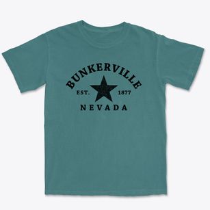 Bunkerville Nevada Star Premium Heavyweight T-shirt